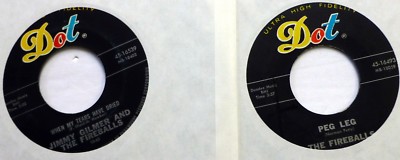 Fireballs Menge Von 2x45rpm Singles Rock n Roll Instrumentals Auf Punkte Records