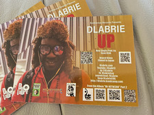 DLabrie UP/BE MYSELF (3) Promotion Cards (Ron Davoux Records)  4”x3” + BANDANA