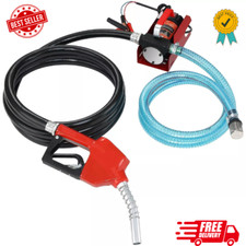 VEVOR Diesel Fuel Transfer Pump Kit,10 GPM 12V DC Portable Electric Self-Priming