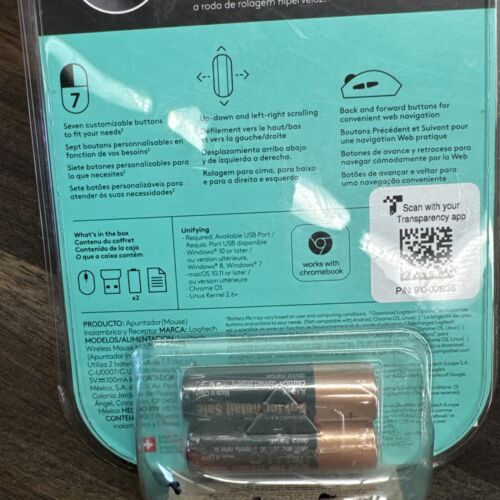 Logitech M705 Marathon (910-001935) Kabellose Maus - Bild 6 von 6