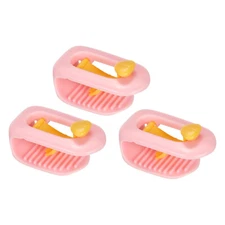 Grips Quilt Cover Clips,3Pcs No Pins Duvet Clips Corner Quilt Fixer Yellow Pink