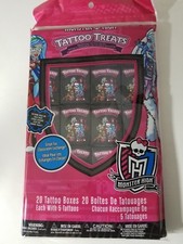 Monster High Valentine's Day Tattoo Packs
