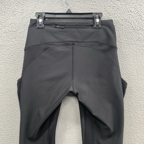 Lululemon Full Length Mid Rise Thick Side Pockets Leggings Size 4 Activewear - Picture 9 of 15