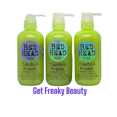 3 PACK. 8.45 oz. Tigi Bed Head Control Freak Conditioner. 250ml. FREE SHIPPING.