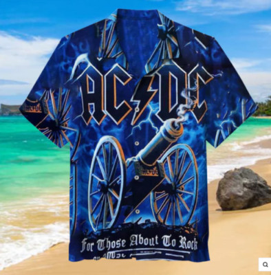 ACDC Hawaiian Shirt Summer Tropical Aloha Gift For A Stylish And Fun Summer
