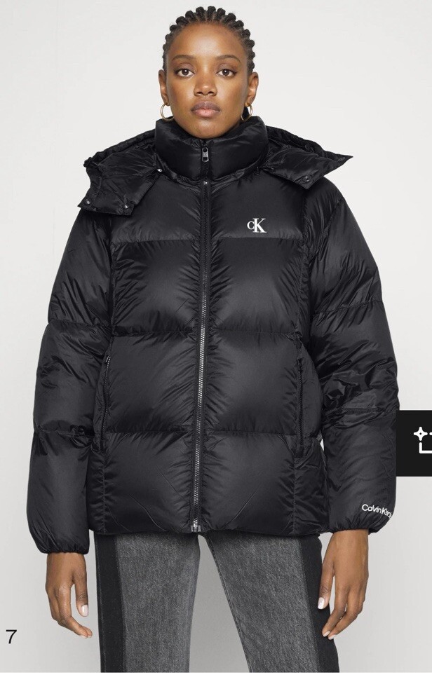 Calvin Klein Black Puffer Jacket RRP £210