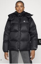 Calvin Klein Black Puffer Jacket Rrp £210