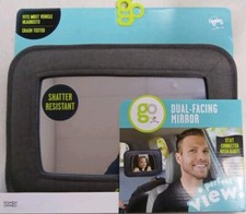 Go by Goldbug Dual Facing Travel Mirror Keep An Eye On Baby In The Car Rear Seat