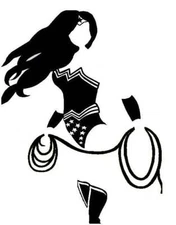 Decal Vinyl Car Truck Sticker - DC Wonder Woman Logo You Pick Size & Color