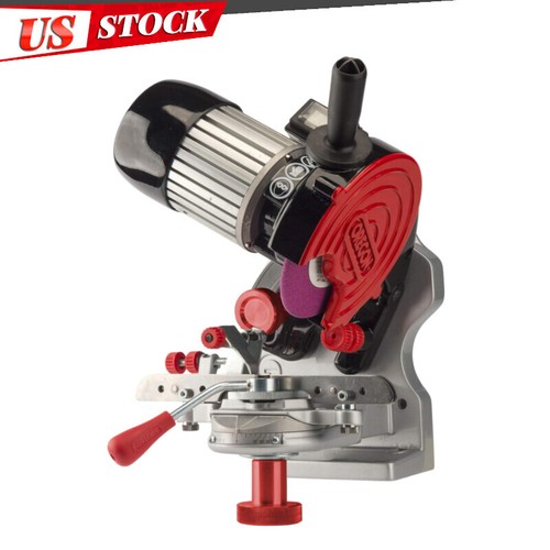 Professional Compact 120-Volt Bench Grinder, Universal Saw Chain Sharpener NEW