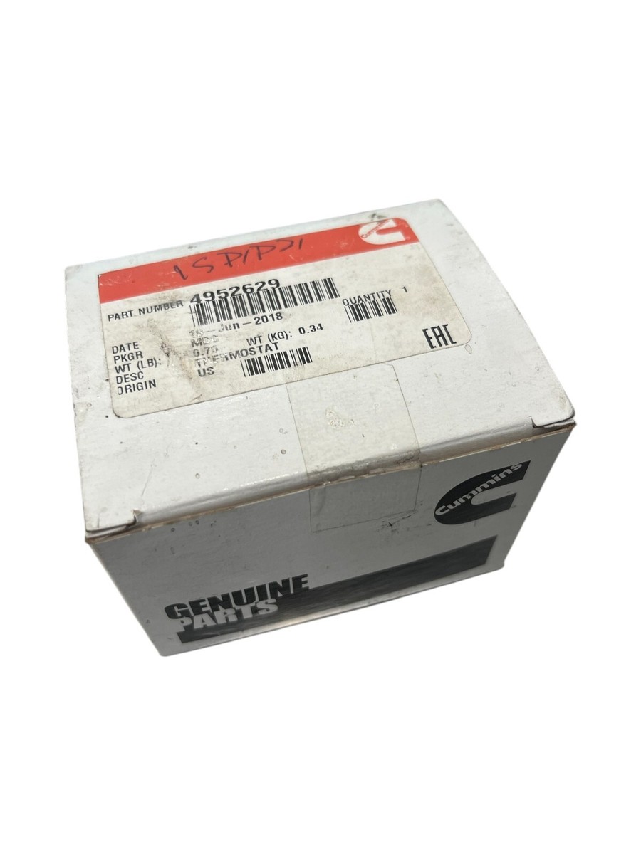 Genuine Cummins 4952629 Oil Thermostat ISX for sale online