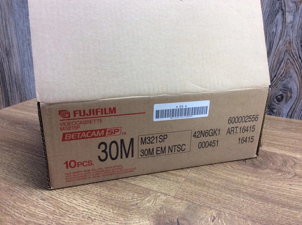 完全オーダー 富士フイルム M321SP 30M ベータカムSPテープ 家電