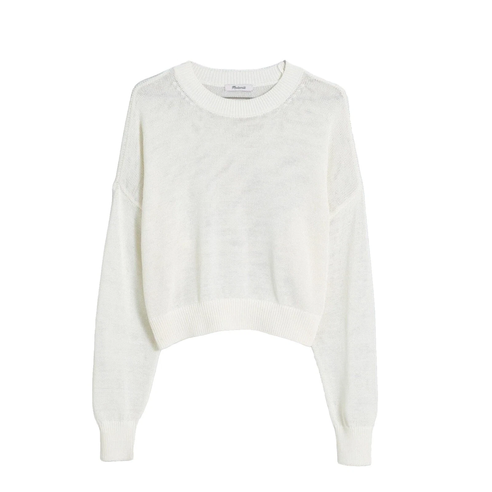 Suéteres para mujer sólido blanco de Poliamida