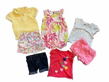 Carters Girls Floral Tops Shorts Romper Summer Spring Outfit 18 Months Lot