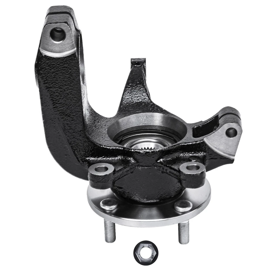 Front Steering Knuckle+Wheel Hub Bearing for 2006 2007 2008 2009-2011 Ford Focus - Изображение 4 из 4