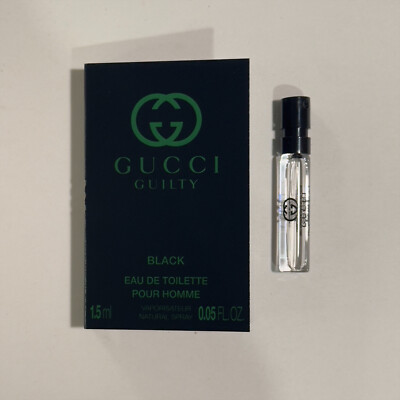 Gucci Guilty Black Pour Homme Eau De Toilette Spray Vials 1.5ml/.05oz ~ You Pick