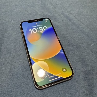 Apple iPhone X 256GB Unlocked Silver Good Condition Works Needs Repair