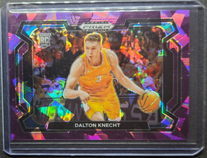 2024 Panini Prizm DP Dalton Knecht RC Purple Ice /149 #50 Los Angeles Lakers