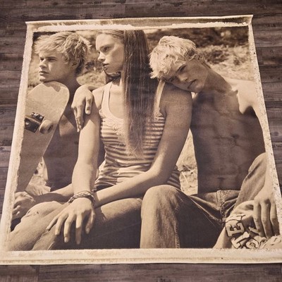 Hollister Store Display Wall Art Large 5x5 Canvas Skateboard Surf