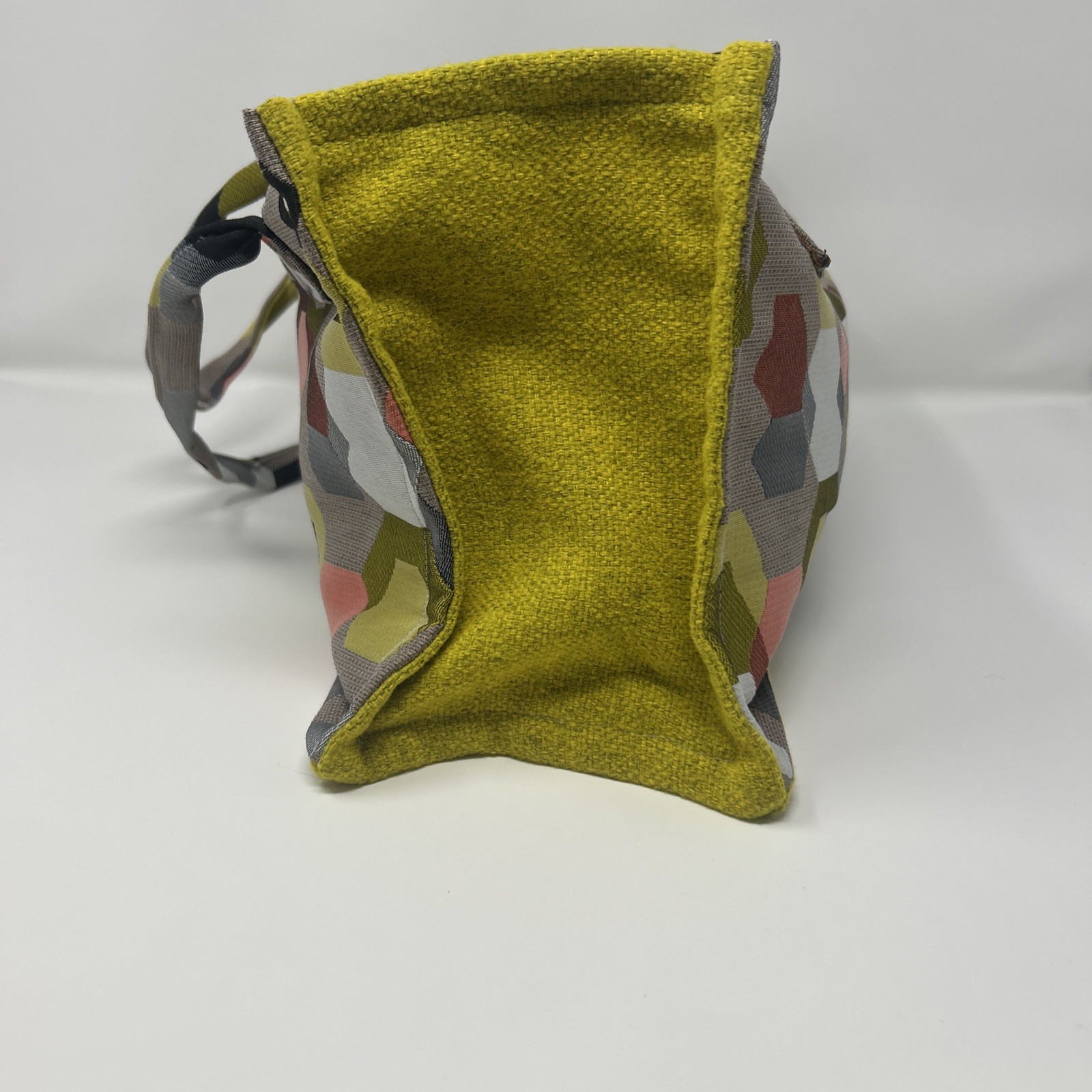 Vintage Patchwork Geometric Rectangular Handbag P… - image 2