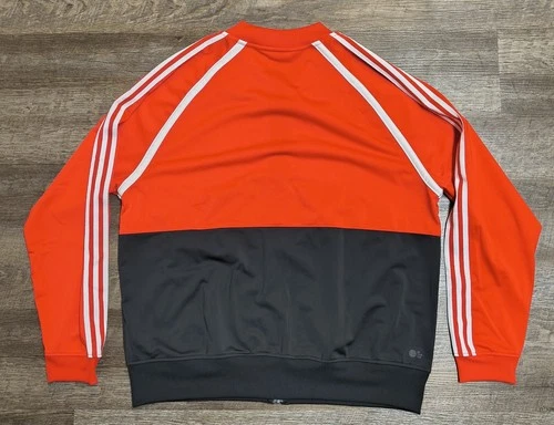 Adidas Originals Superstar Trefoil Track Jacket Mens Large Black White NEW image 4