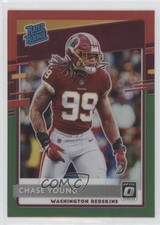 2020 Panini Donruss Rated Rookie Optic Preview Red & Green Prizm Chase Young uk2