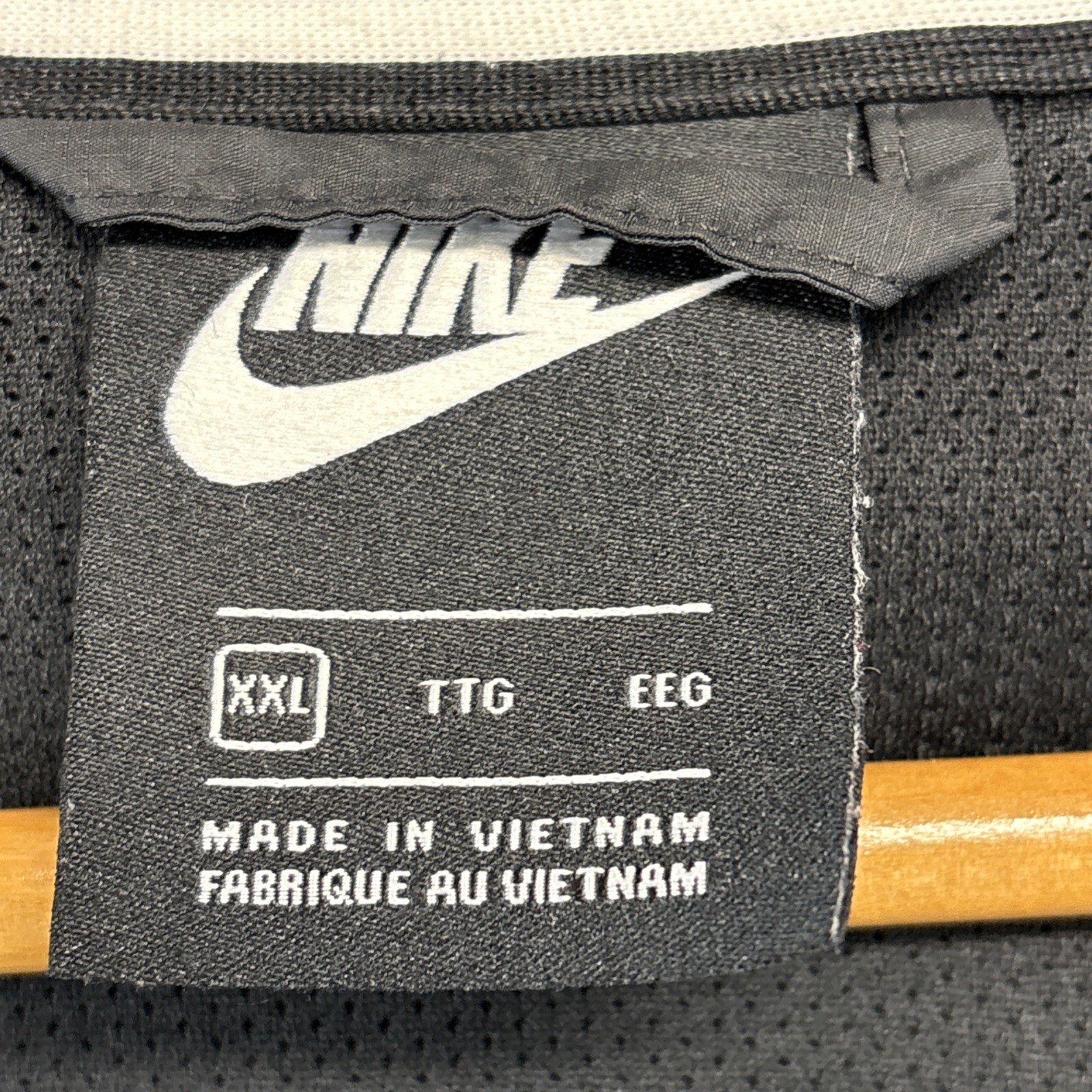 SACAI X NIKE Nike Giacca Uomo 2XL Giacca a Vento Nera Windrunner Manica Lunga Zip con Cappuccio