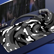 2DOversized washable liquid art office desk mat Computer keyboard pad mouse pad