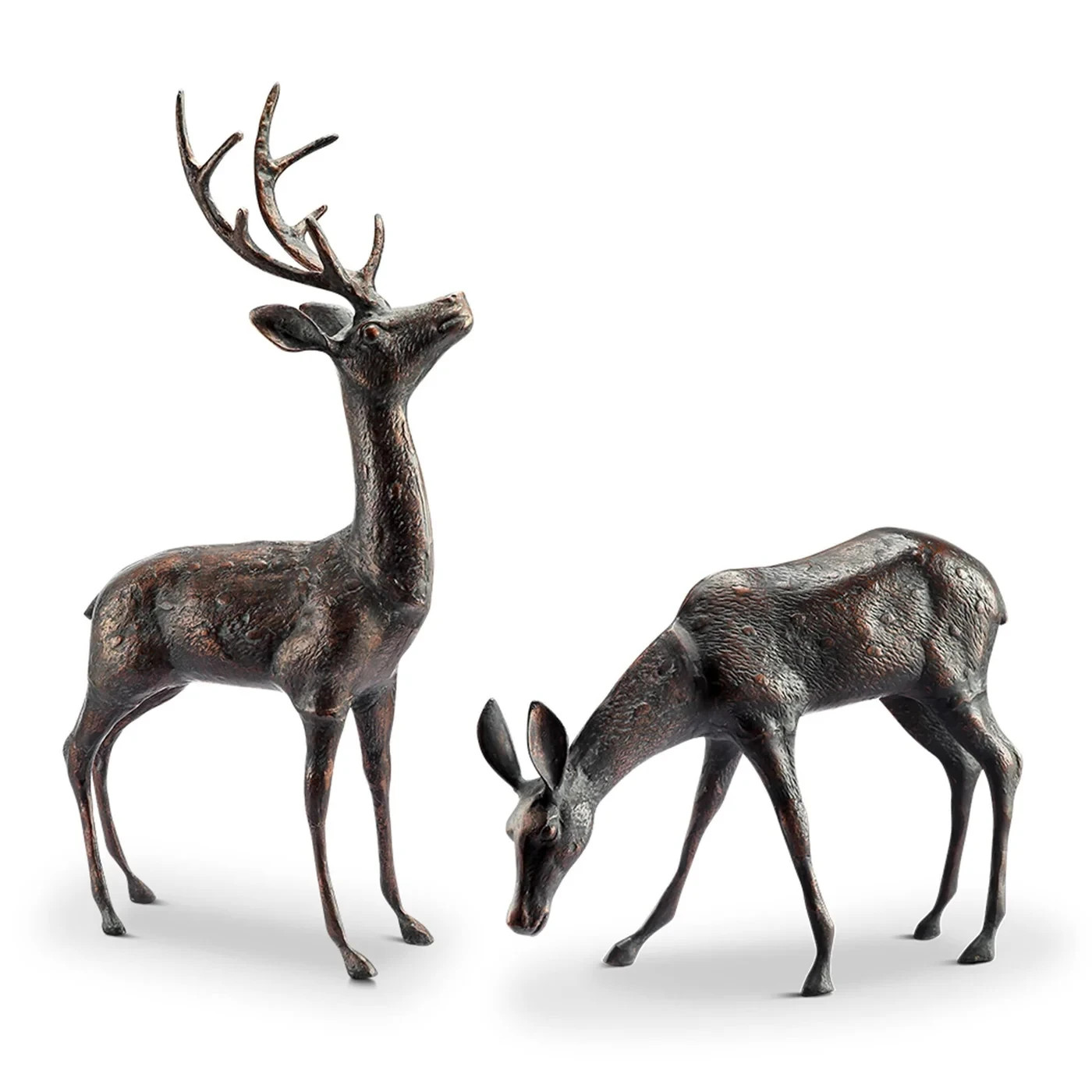 Meadow Wanderers Garden Sculptures Aluminum Home & Garden Decorative Collectible