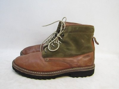 Wolverine 1883 Mens Size 10 M Green Brown Leather Lacce Up Boots