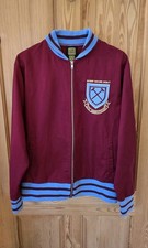 Retro Vintage West Ham United Bobby Moore Debut Jacket. Score Draw. Medium. RARE