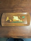 4 Seasonal Design Vintage Hasko Large Wooden Lap Trays 1950 Lithographed — photo 5