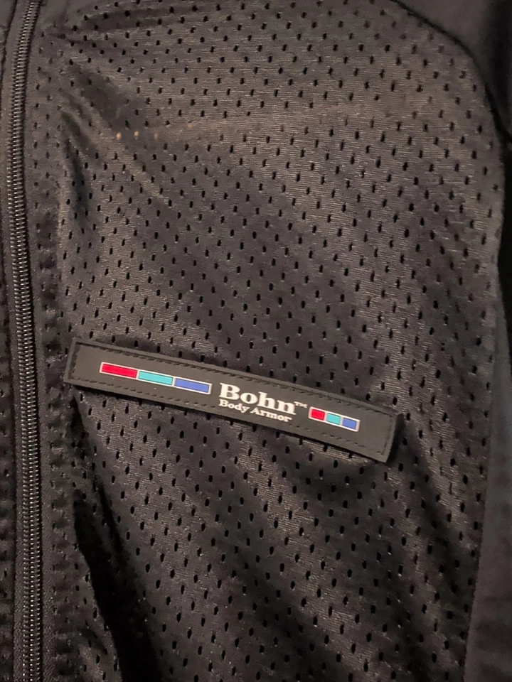 Bohn бронежилет сетки бронированная мотоциклетная рубашка куртка размер XS с пенопластовым доспехом - Изображение 2 из 4