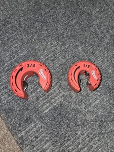 Milwaukee 1/2" and 3/4" Close Quarters Tubing Cutters pair (not set)