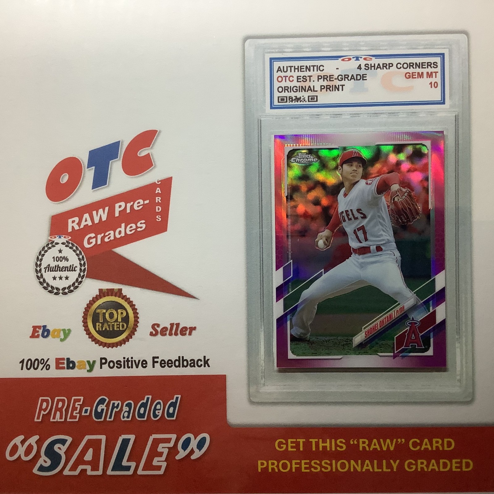 1970s-NOW HOFs/Stars/RCs 1-MYSTERY PICK OTC Certified Pre-Graded Slab Card view 10