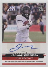 2022 Leaf Pro Set Draft Auto Red Jaquarii Roberson #PSA-JR1 Auto 1k0s