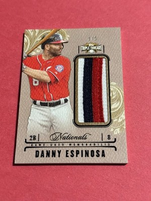2014 Topps Triple Threads - Unity Jumbo Relics Danny Espinosa #UJR-DE Gold 1/9 