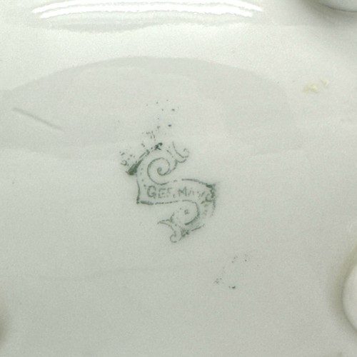 K. Steinmann SILESIA Porcelain Creamer Hand Painted Roses & Gold Gilt c.1900-31 - Picture 7 of 7