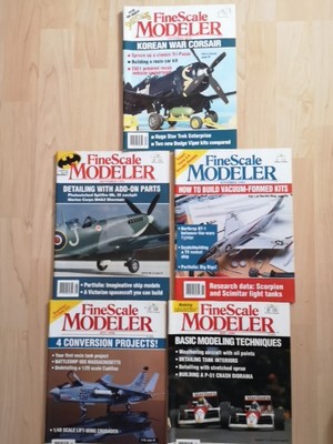 Fine Scale Modeler Magazine May, Jul, Sep, Nov, Dec 1992