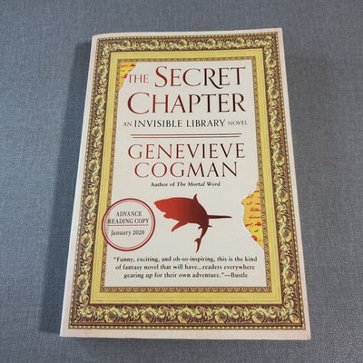 The Secret Chapter Genevieve Cogman 2020 ARC First Edition Fantasy Ace Books