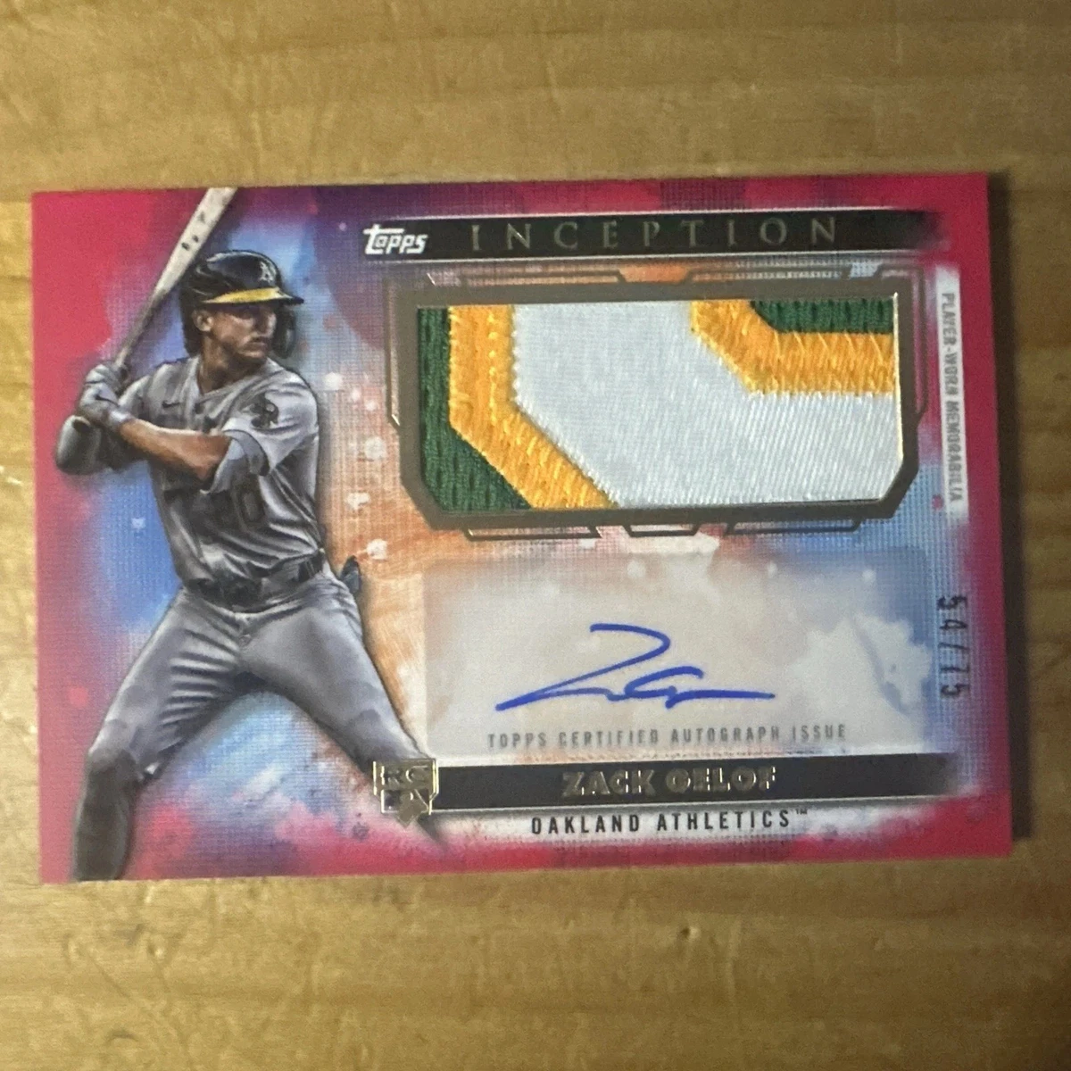 2024 Topps Inception - Zack Gelof #APC-ZG for sale | eBay