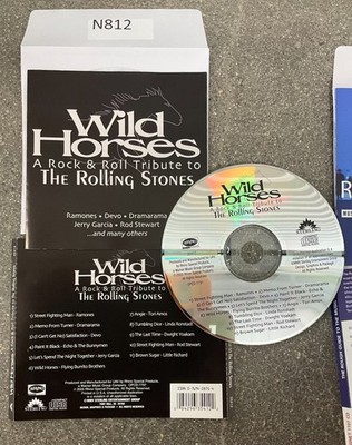 WILD HORSES: A ROCK & ROLL TRIBUTE TO THE ROLLING STONES MUSIC CD No Case #N812
