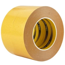 Double Sided Woodworking Tape 2 Pack 1.8 Inch x 36 Yards Each Roll Double Tur...