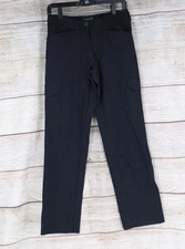 Susan Fit Cintas Women's Size 0 Straight Leg Cargo Pants Black