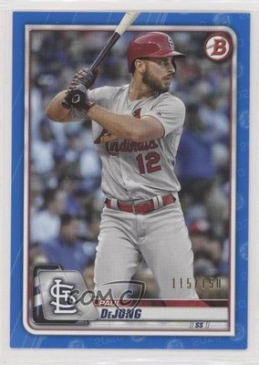 2020 Bowman Blue 115/150 Paul DeJong #55 0q3