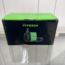 VIVOSUN 800GPH Submersible Pump(3000L/H, 24W), Ultra Quiet Water Fountain Pump