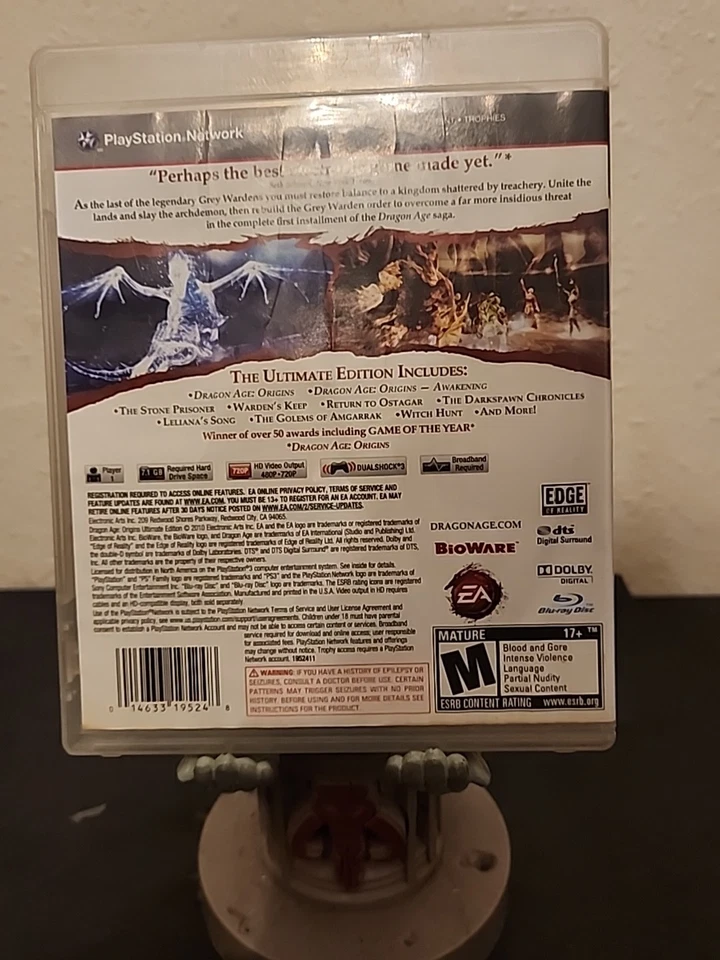 Dragon Age Origins Ultimate Edition (Sony PlayStation 3, 2010) PS3 Completo En Caja Foto 3 de 4