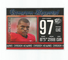 CAMERON HEYWARD (Steelers) 2011 PRESS PASS PRE-ROOKIE REFLECTORS PURPLE FOIL #29