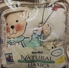 Vintage Dundee Mills Teddy Bear Baby Quilt Crib Comforter/Sheet/Toy-NEW