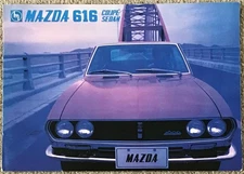 MAZDA 616 Car Sales Brochure c1973 #A47106N 102-26 COUPE Sedan